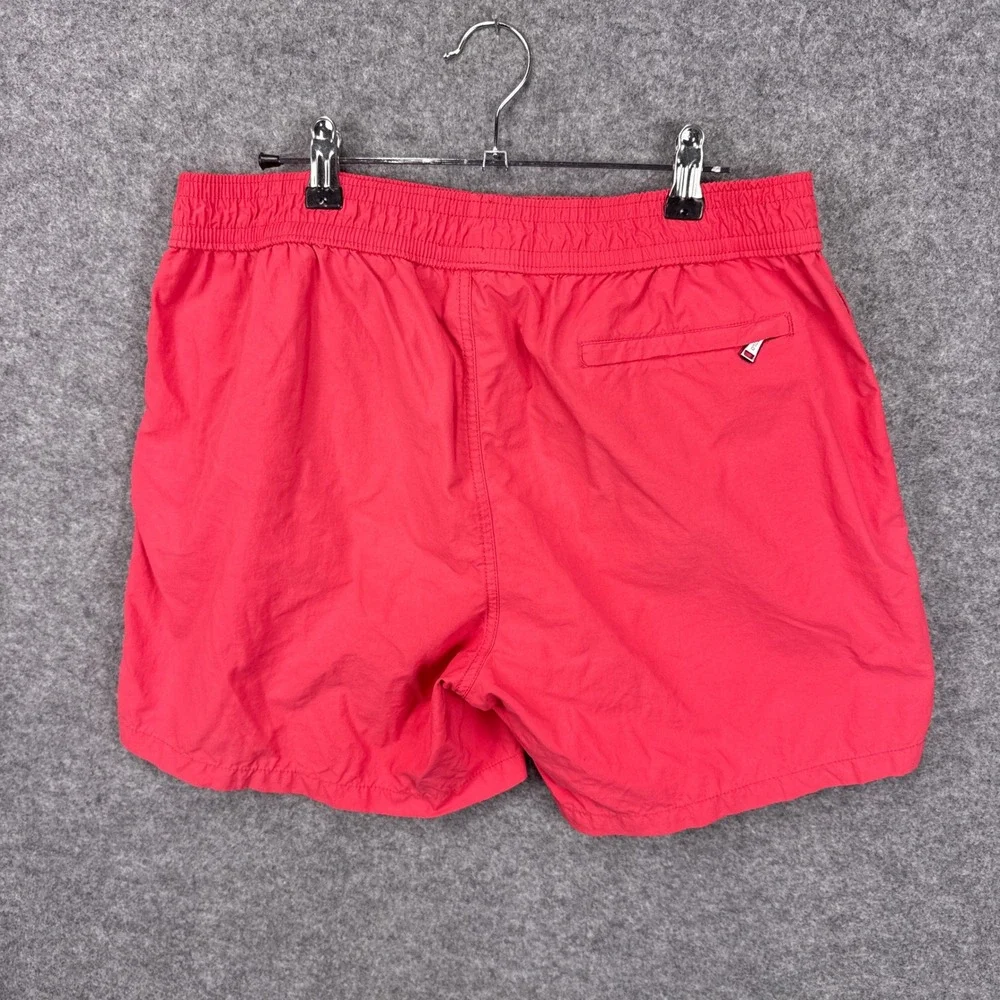 Polo Ralph Lauren Swim Shorts Large Red Nylon Mesh Lined Pony Logo Trunks